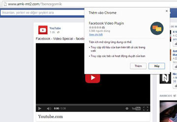 Trang video giả mạo