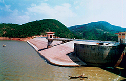Earth dam - Song Trau Reservoir