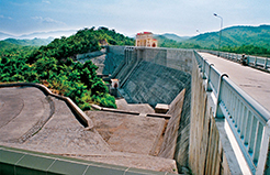 Gravity Concrete Dam - Tan Giang Reservoir