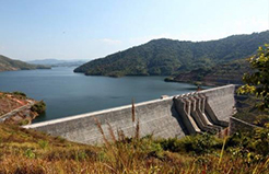 Phu Ninh water reservoir project flood spillway