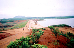 Song Sao water reservoir project land dam