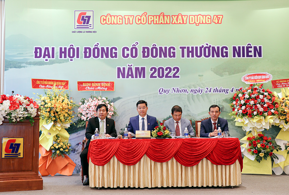 2022 Annual General Meeting of Shareholders of Construction Joint Stock Company 47 (HOSE: C47) successfully ended