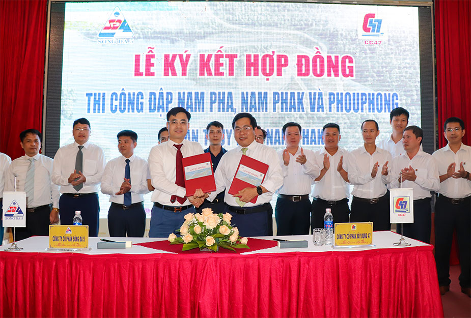C47 ký hợp đồng thi công xây dựng và thí nghiệm dự án thủy điện tại Lào giá trị gần 800 tỷ đồng, nâng tổng giá trị hợp đồng ký mới trong năm 2022 lên hơn 1.200 tỷ đồng