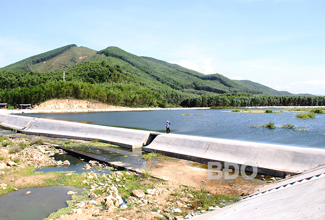 Ðập Dâng Hà Thanh (huyện Vân Canh): Ðảm bảo cấp nước phục vụ sản xuất, sinh hoạt