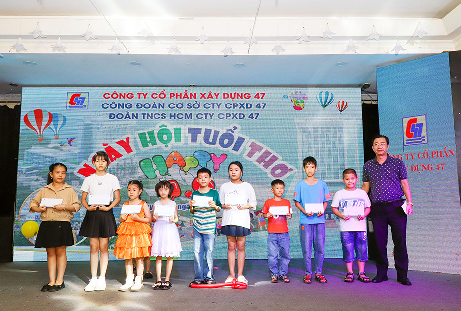 C47 tổ chức hoạt động “Ngày hội tuổi thơ” đối với con của cán bộ, công nhân viên trong Công ty nhân ngày Quốc tế Thiếu nhi 01/06