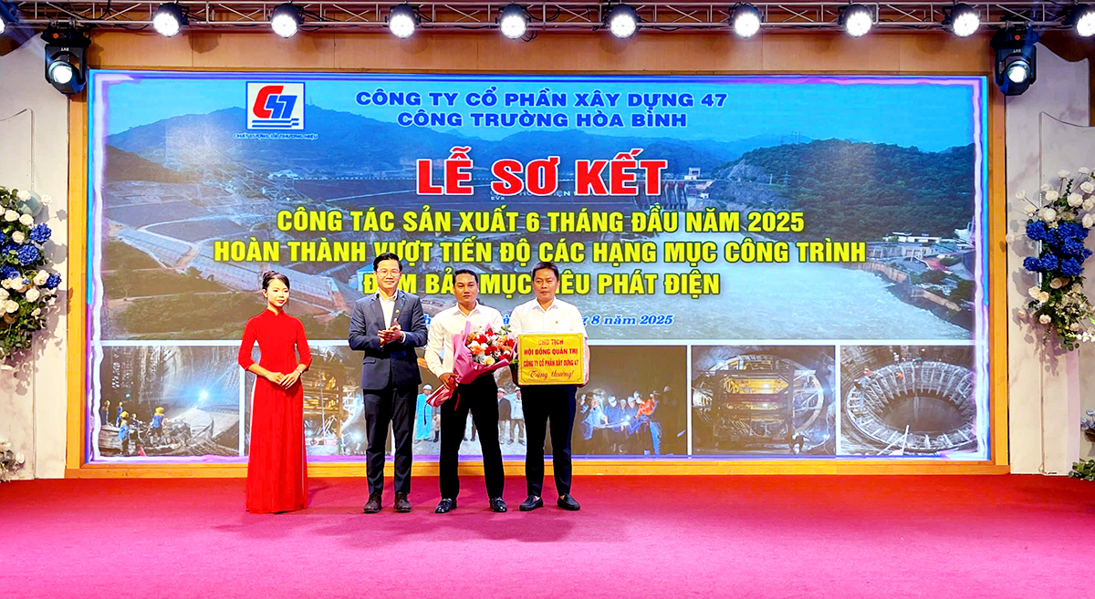 CC47: SƠ KẾT 6 THÁNG ĐẦU NĂM 2025 TẠI CÔNG TRƯỜNG HÒA BÌNH MỞ RỘNG – TIẾN TỚI MỐC SON KỶ NIỆM 50 NĂM THÀNH LẬP CÔNG TY