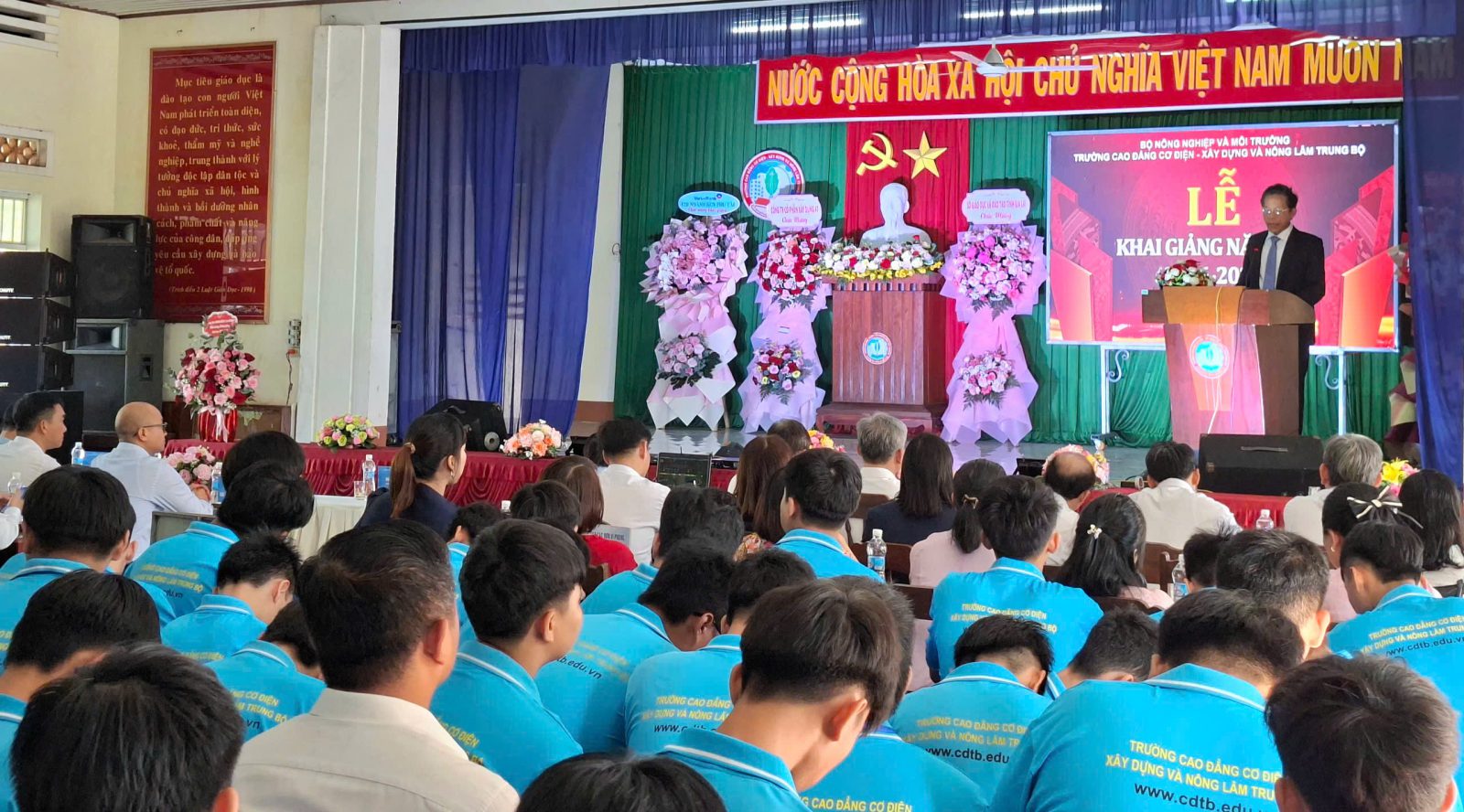 CC47 đồng hành cùng Lễ khai giảng năm học 2026–2027 của Trường Cao đẳng Cơ điện – Xây dựng và Nông lâm Trung Bộ