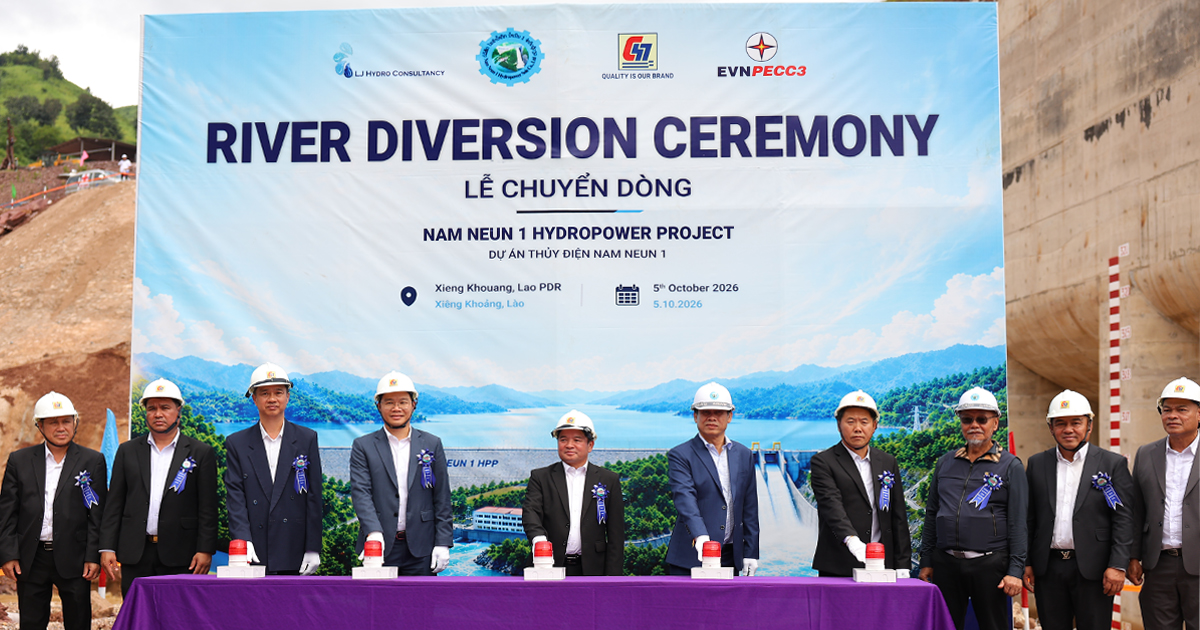 CC47 – PECC3 Chinh phục Dấu mốc Lễ Chuyển dòng – Dự án Thủy điện Nam Neun 1